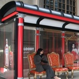 Absolut Bloody Bus Shelter